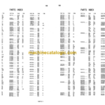 Hitachi Sumitomo SCX700 Equipment Components Parts Catalog