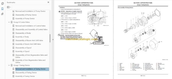 Hitachi ZX35U-5A Hydraulic Excavator Technicial and Workshop Manual