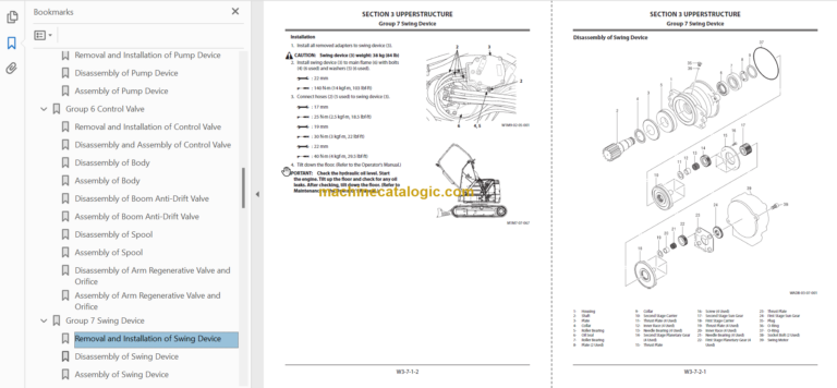 Hitachi ZX35U-5A Hydraulic Excavator Technicial and Workshop Manual
