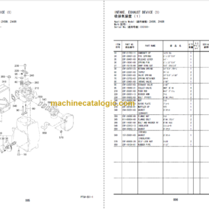 Hitachi EH092F42140S Engine Parts Catalog