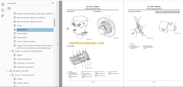 Hitachi ZX35U-5A Hydraulic Excavator Technicial and Workshop Manual