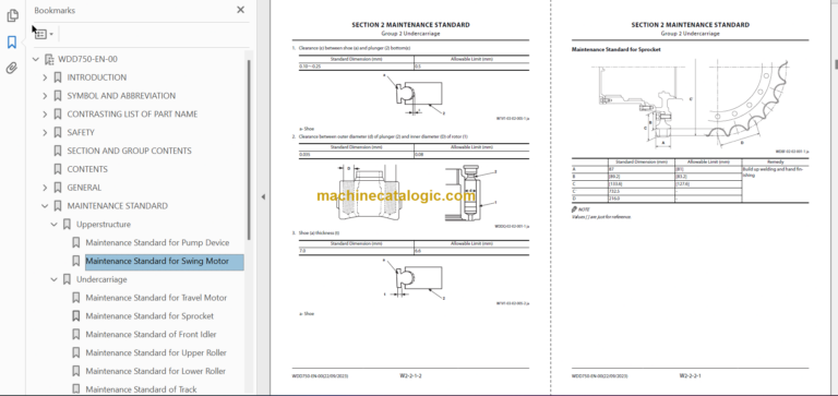 Hitachi ZX350LC-7 ZX350LCN-7 Technical and Workshop Manual
