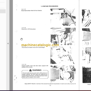 Hitachi DX145 Crawler Dozer Service Manual