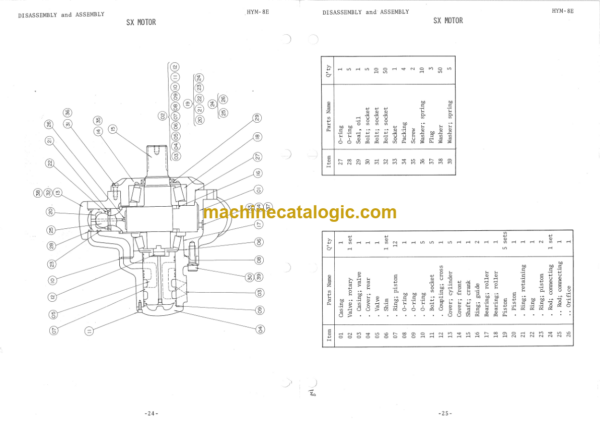 Hitachi KH55L Tracked Crane Service Manual