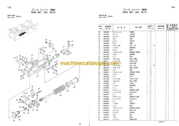 Hitachi Sumitomo SCX900 Crawler Crane Parts Catalog