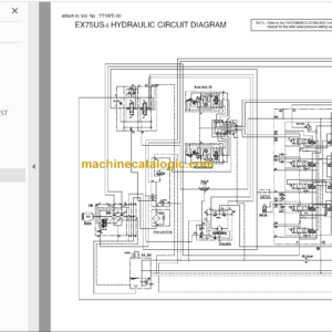 Hitachi EX75UR-5 EX75US-5 Technical and Workshop Manual