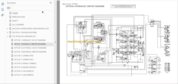 EX75UR-5 EX75US-5 Technicial and Workshop Manual