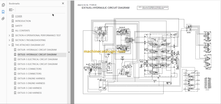 EX75UR-5 EX75US-5 Technicial and Workshop Manual