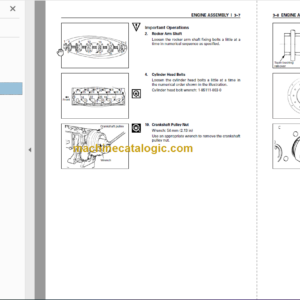 Hitachi 6BG1 TIER2 Engine Manual