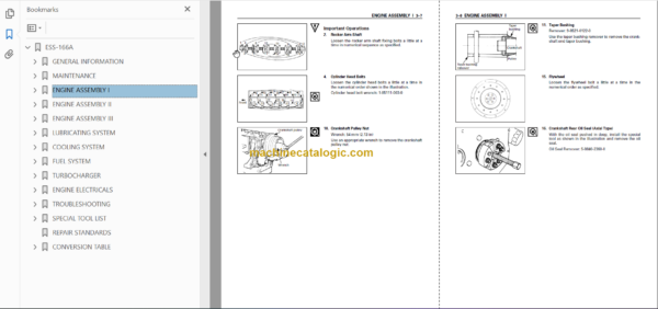 Hitachi 6BG1 TIER2 Engine Manual