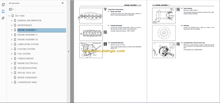 Hitachi 6BG1 TIER2 Engine Manual