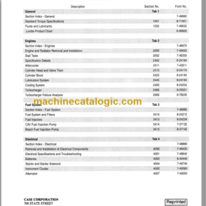 Case 570LXT 580 Super L 580L 590L 590 Super L Series 1 and Series 2 Service Manual