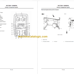 TATA Hitachi ZX370LCH ZX400MTH GI Technical and Workshop Manual