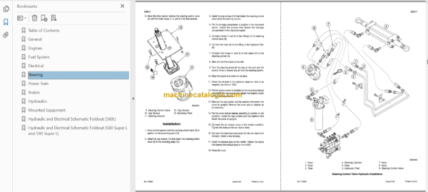 Case 570LXT 580 Super L 580L 590L 590 Super L Series 1 and Series 2 Service Manual