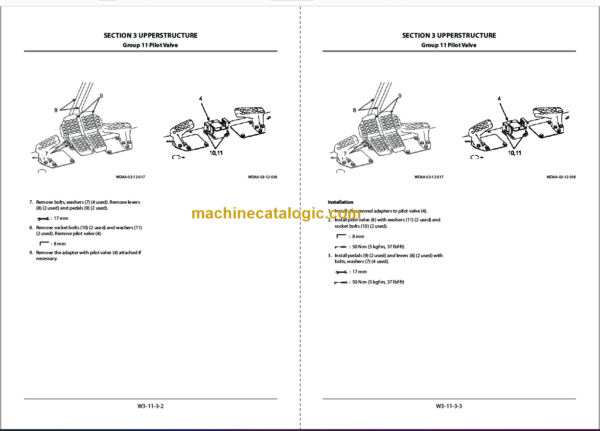 Hitachi ZX370LCH ZX400MTH GI Technical and Workshop Manual