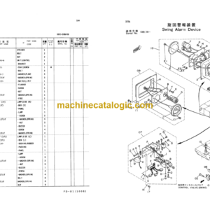 Hitachi KH125-3 Crawler Crane Parts Catalog