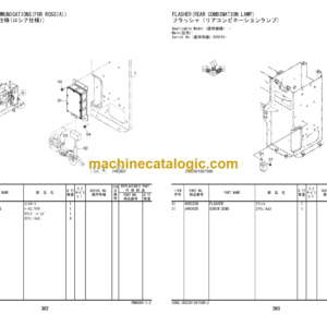 Hitachi ZX370-5A Wheel Loader Parts Catalog