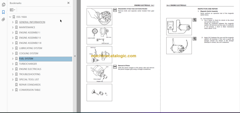 Hitachi 6BG1 TIER2 Engine Manual