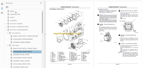 Hitachi ZX450 ZX450H ZX450LC ZX450LCH ZX460LCH Technical and Workshop Manual