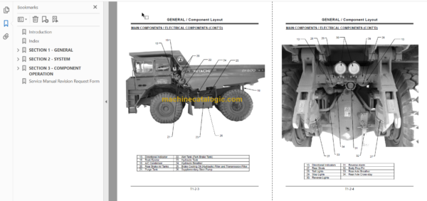 Hitachi EH600 Technical and Workshop Manual