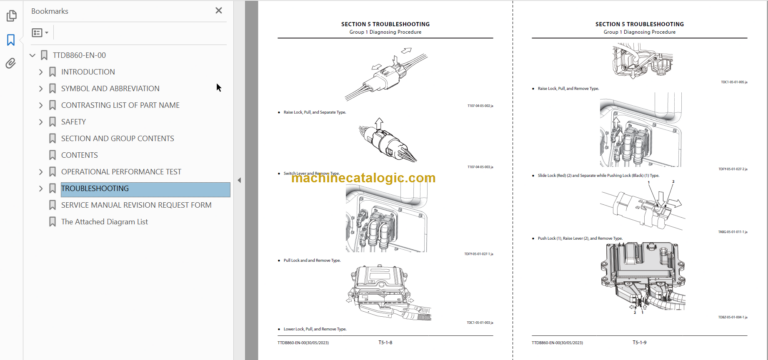 Hitachi ZX160LC-7H Technical and Workshop Manual