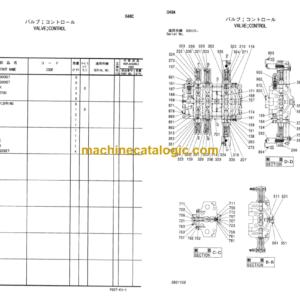 Hitachi Sumitomo SCX800HD-2 Equipment Components Parts Catalog