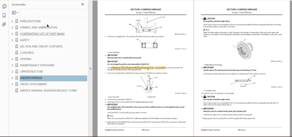 Hitachi ZX160LC-7H Technical and Workshop Manual