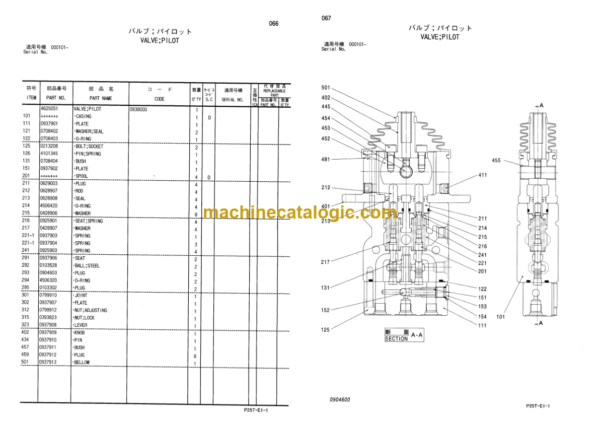 Hitachi Sumitomo SCX800HD-2 Equipment Components Parts Catalog