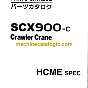 Hitachi Sumitomo SCX900-C HCME Spec. Crawler Crane Parts Catalog