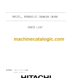 Hitachi KH125-2 Parts Catalog