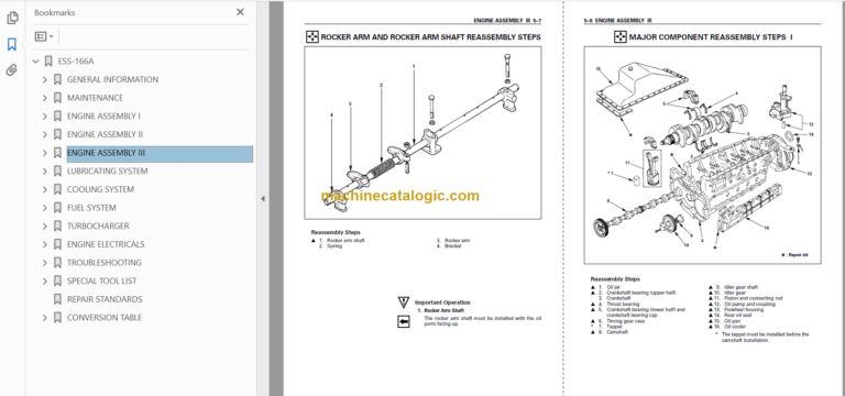 Hitachi 6BG1 TIER2 Engine Manual