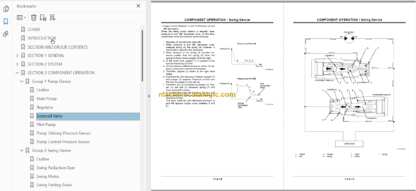 MA200 Amphibious Excavator Technical and Workshop Manual