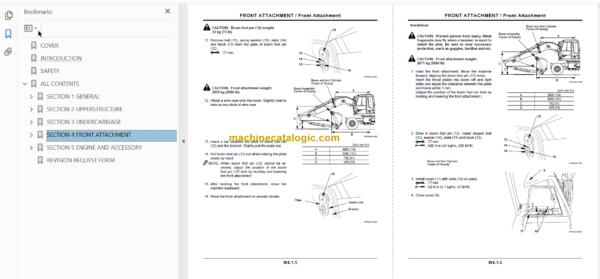 Hitachi ZX160W Technical and Workshop Manual