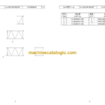 Hitachi Sumitomo SCX800E Bracing List