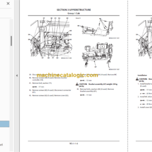 TATA Hitachi ZX470H Technical and Workshop Manual