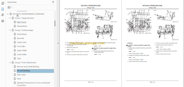 Hitachi ZX470H Technical and Workshop Manual