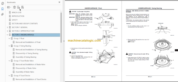 MA200 Amphibious Excavator Technical and Workshop Manual