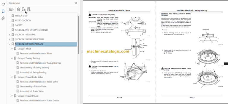 MA200 Amphibious Excavator Technical and Workshop Manual