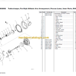 Komatsu HD785-7 Dump Truck PARTS BOOK SERIAL NUMBERS Y700001- and up For Cold Area (-40 degree C)