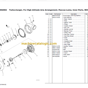 Komatsu HD785-7 Dump Truck PARTS BOOK SERIAL NUMBERS Y700001- and up For Cold Area (-40 degree C)