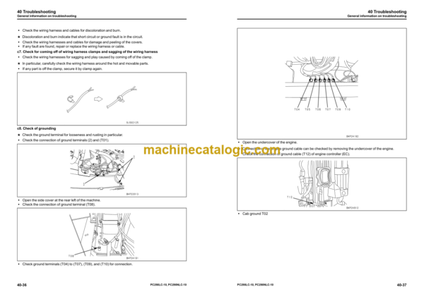 Komatsu PC290LC-10 PC290NLC-10 (SERIAL NUMBERS 15001 and up K60001 and up) Shop Manual