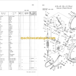 Hitachi KH150-3 Crawler Crane Parts Catalog Serial No.0803-