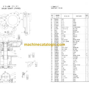 Hitachi KH300-3 Crawler Crane Parts Catalog