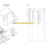 Hitachi KH230 JOY-STICK LEVER Parts Catalog Serial No.0102-