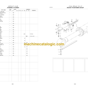 Hitachi ZW220-G Wheel Loader Parts Catalog