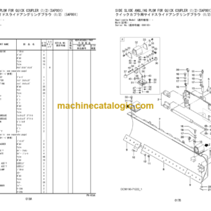 Hitachi ZW100J Parts Catalog