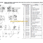 Komatsu HD785-7 Dump Truck PARTS BOOK SERIAL NUMBERS Y700001- and up For Cold Area (-40 degree C)