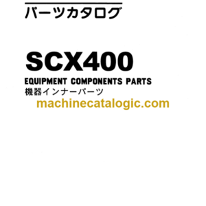 Hitachi Sumitomo SCX400 Equipment Components Parts Catalog