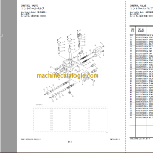 Hitachi ZW310-5A Wheel Loader Equipment Components Parts Catalog (PNFC90-E1-1)