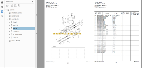 Hitachi ZW310-5A Wheel Loader Equipment Components Parts Catalog (PNFC90-E1-1)